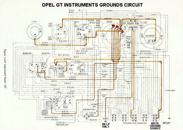 Opel GT instruments - A brief review opel kadett gsi wiring diagram 